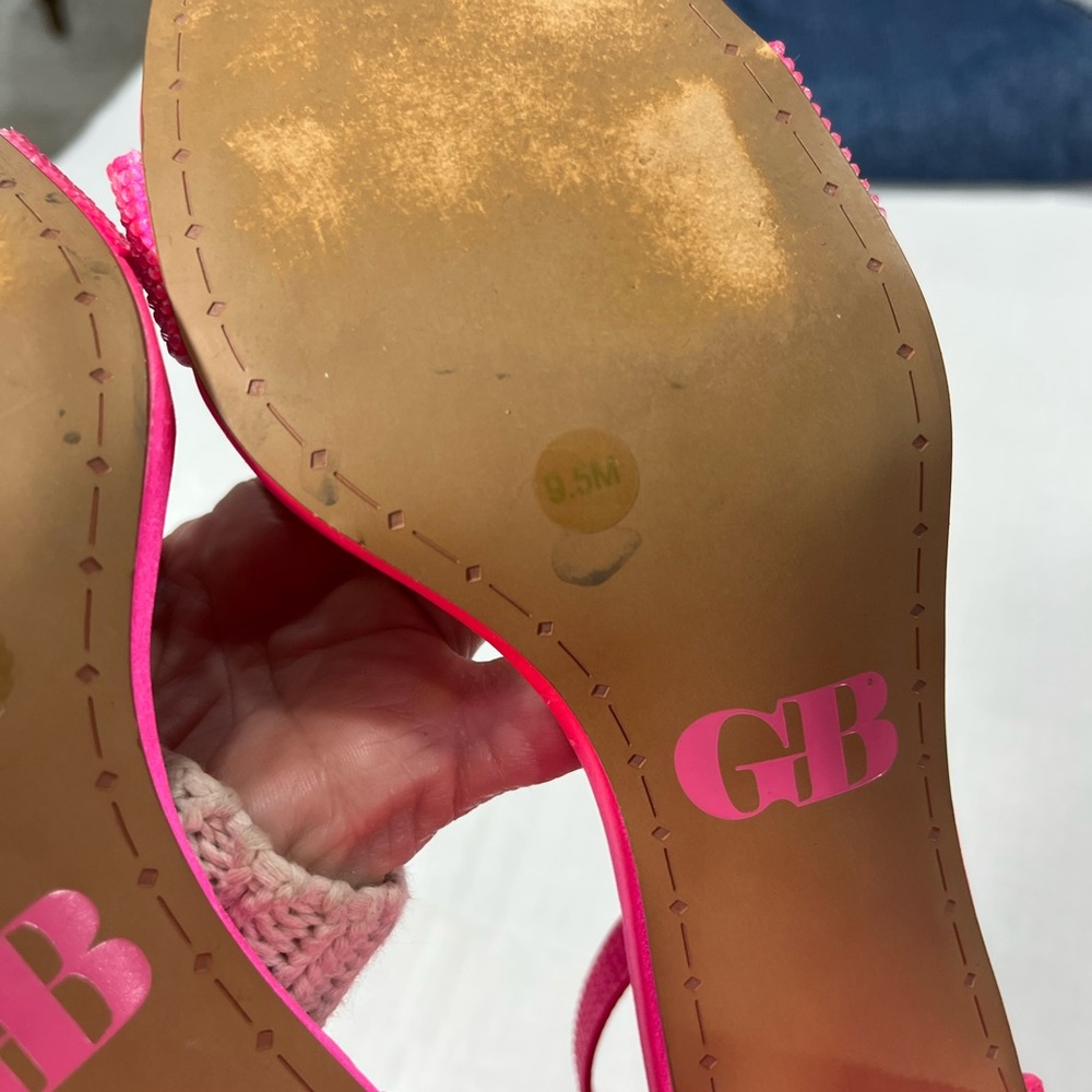 GIANNI BINI BLING OUT RHINESTONE EMBELLISHED HEEL - Picture 9 of 15